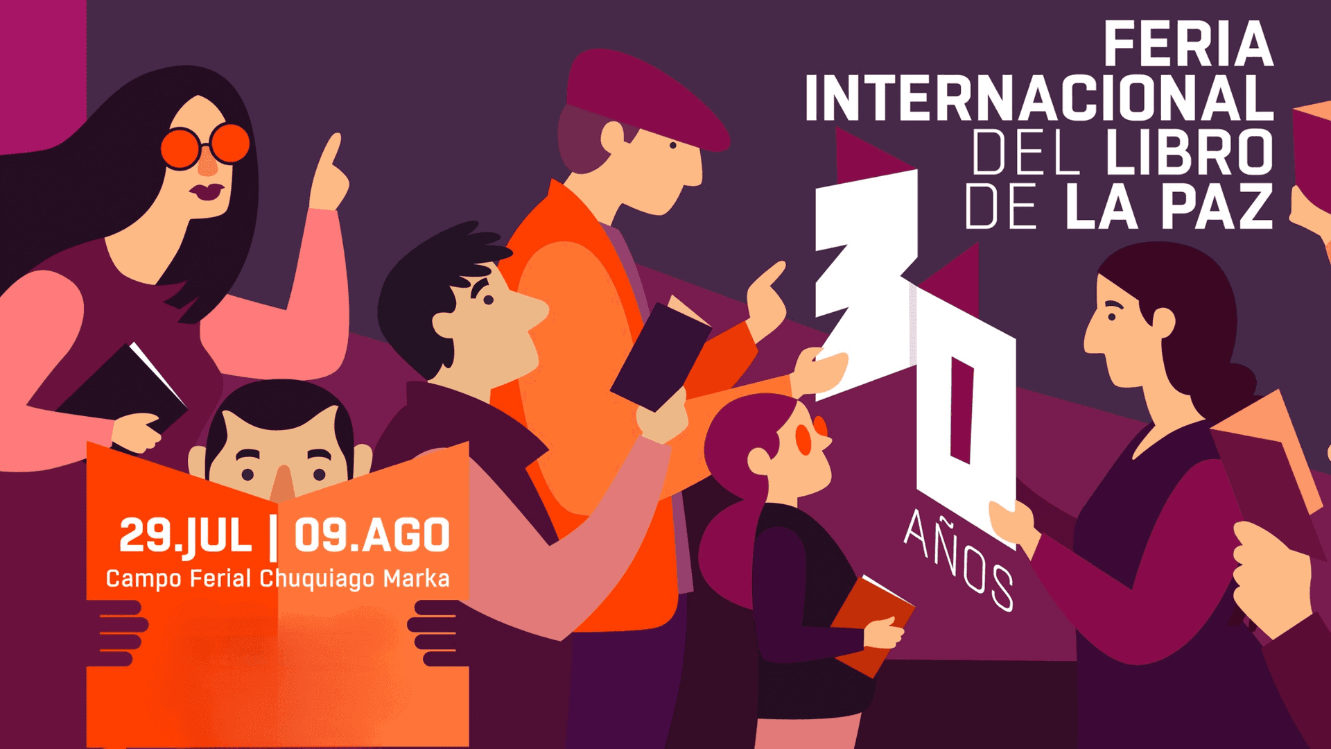 Fotografía de La Feria Internacional del Libro de La Paz abre sus puertas este 29 de julio