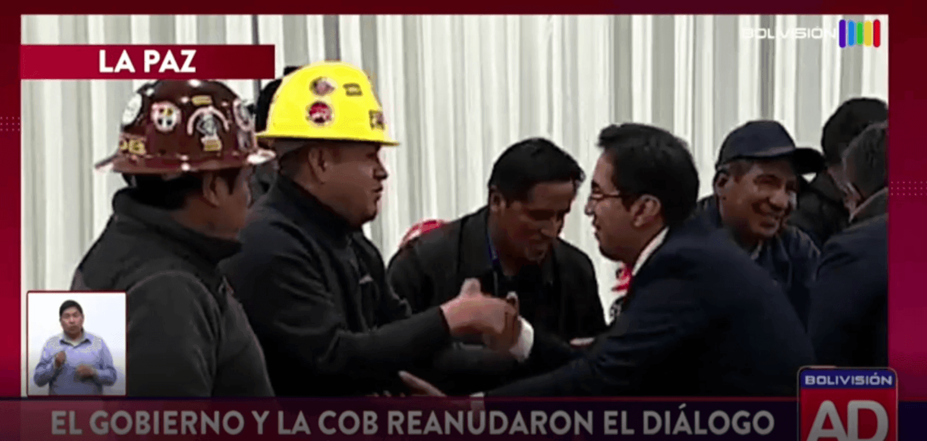 Fotografía de Gobierno y COB reinstalan mesa de diálogo para buscar acuerdos y retornar a la normalidad