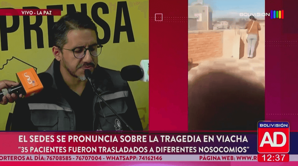 Fotografía de SEDES reporta 73 heridos y dos fallecidos por las explosiones en Viacha