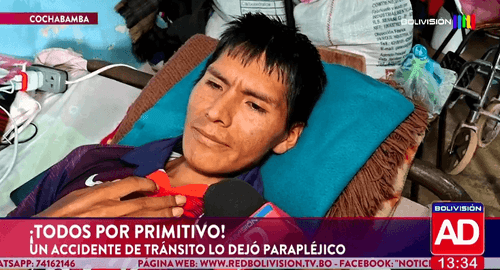 Todo por Primitivo: un accidente cambió su vida y hoy lucha por volver a caminar