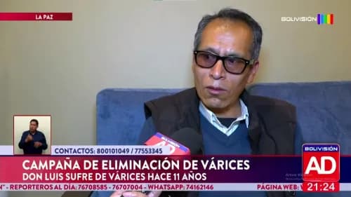 Endoven ayudará a don Luis a dejar atrás 11 años de dolor por las várices