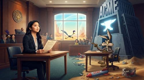 "Coyote vs. ACME" : una historia de lucha contra los gigantes
