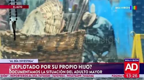 Explotado por su propio hijo 