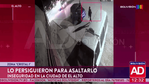 Delincuentes persiguieron y asaltaron a un hombre en la puerta de su casa en El Alto