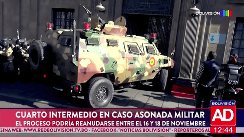 Cuarto intermedio en el caso “asonada militar”