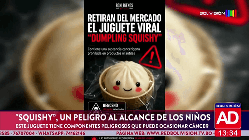 Alertan que algunos juguetes “squishy” contienen sustancias que pueden representar riesgos para la salud