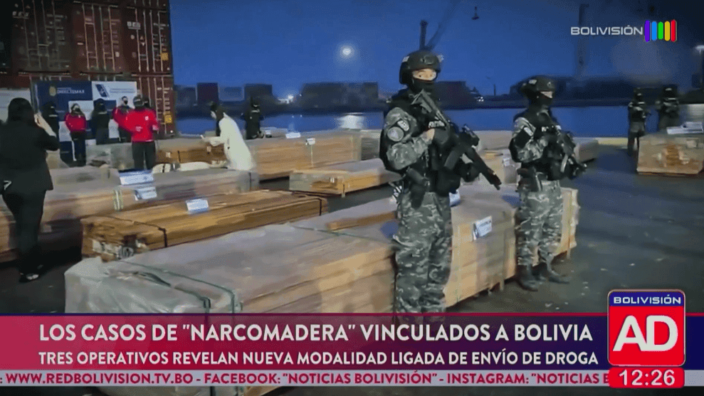 Fotografía de Operación “Escudo de Madera” en Brasil suma nuevo golpe a red que usa exportación de madera boliviana para narcotráfico