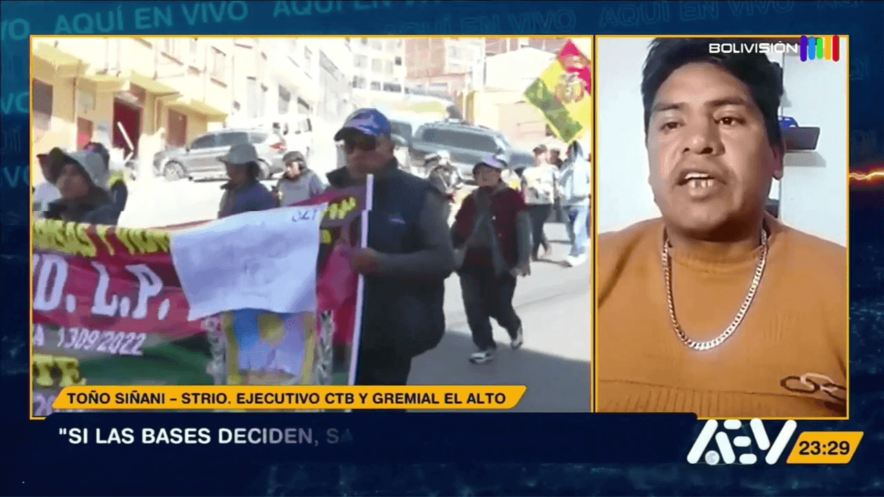 Gremiales de El Alto definirán en un ampliado su posición sobre el estado de excepción