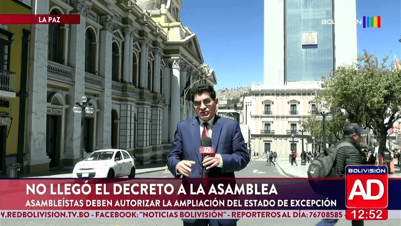 Estado de excepción: el decreto todavía no llega a la Asamblea