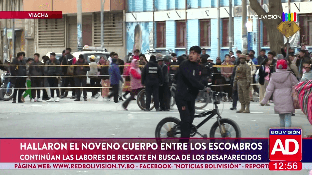 Fotografía de Hallaron un noveno cuerpo entre los escombros de la explosión en Viacha