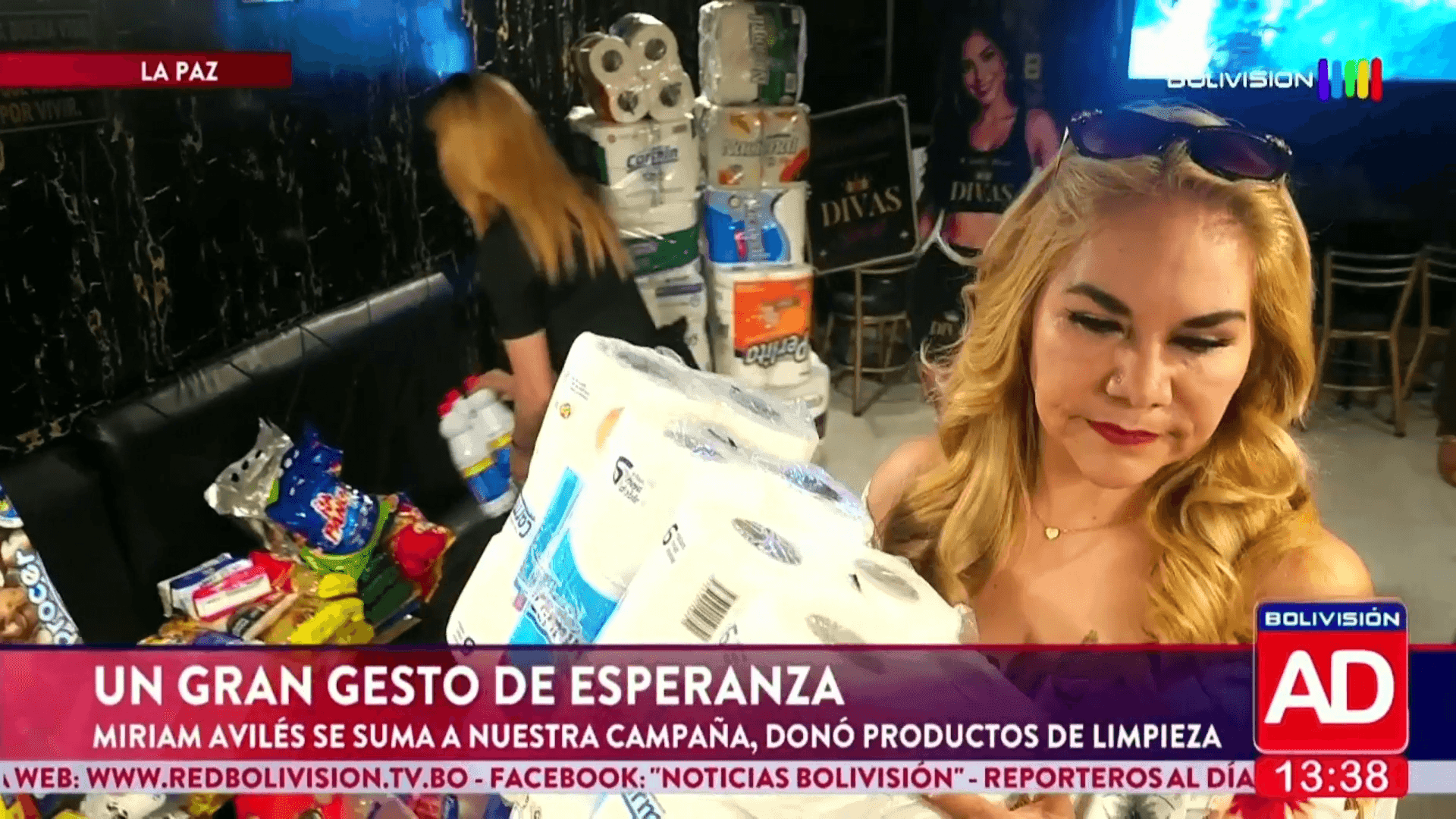 Miriam Avilés se sumó a NoEstánSolos con una donación