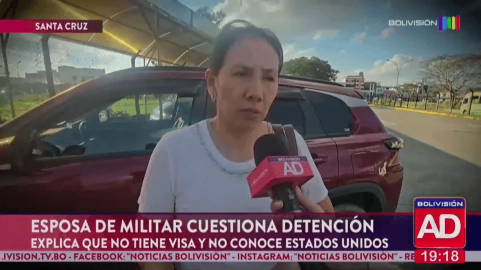 “No conoce EEUU y ni siquiera tiene visa”: esposa defiende al militar capturado