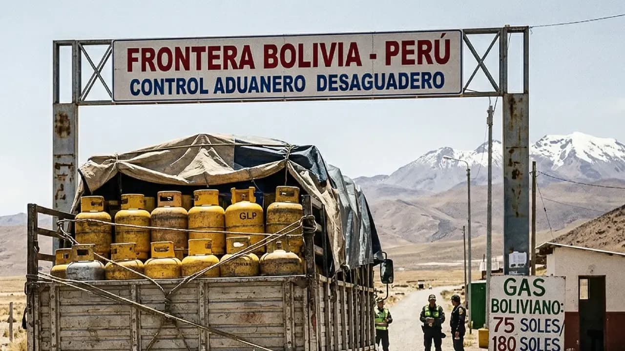 Fotografía de Gas boliviano termina en contrabando y desabastece al país.