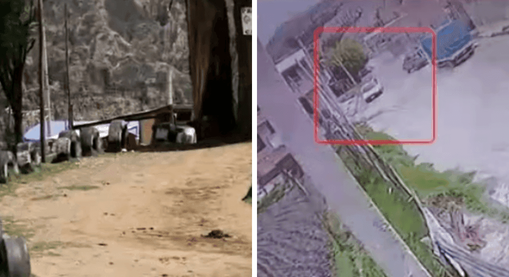 Fotografía de Roban vagoneta blanca en la laguna de Achocalla, La Paz