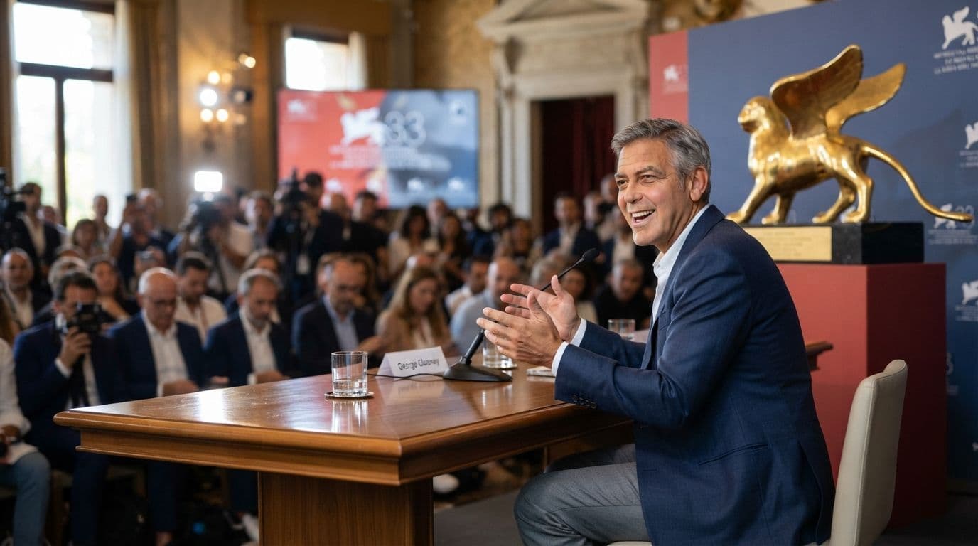 Fotografía de George Clooney desafía a Trump con una sonrisa: el contundente mensaje que lanzó en Venecia