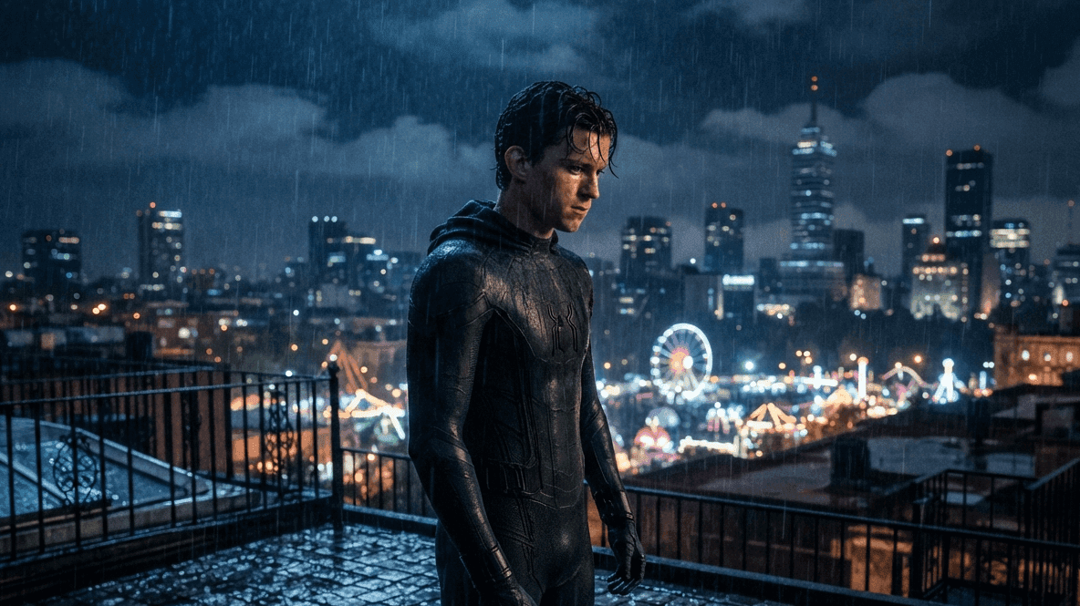 Fotografía de Tom Holland adelanta una etapa más oscura para Peter Parker en "Spider-Man: Un nuevo día"