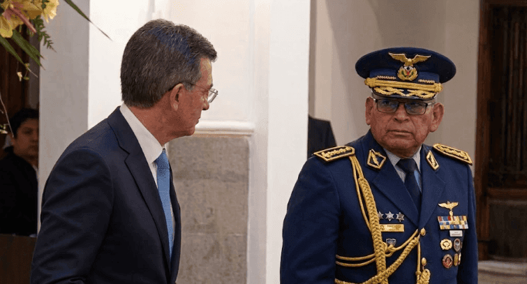 Fotografía de Germán Mendizábal asumió como secretario general del COSDEP tras ser posesionado por el presidente Rodrigo Paz