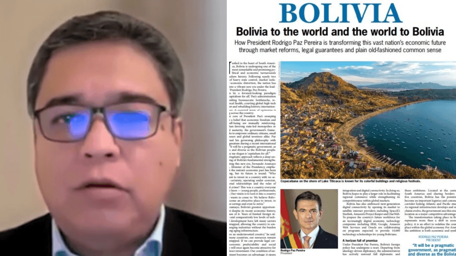 Fotografía de Gobierno revela que YPFB y ENDE pagaron por la separata de USA Today
