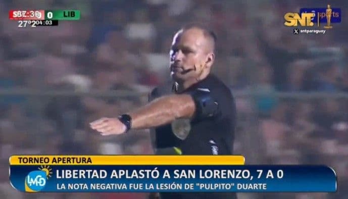 Fotografía de Libertad goleó 7-0 a San Lorenzo en el Torneo Apertura