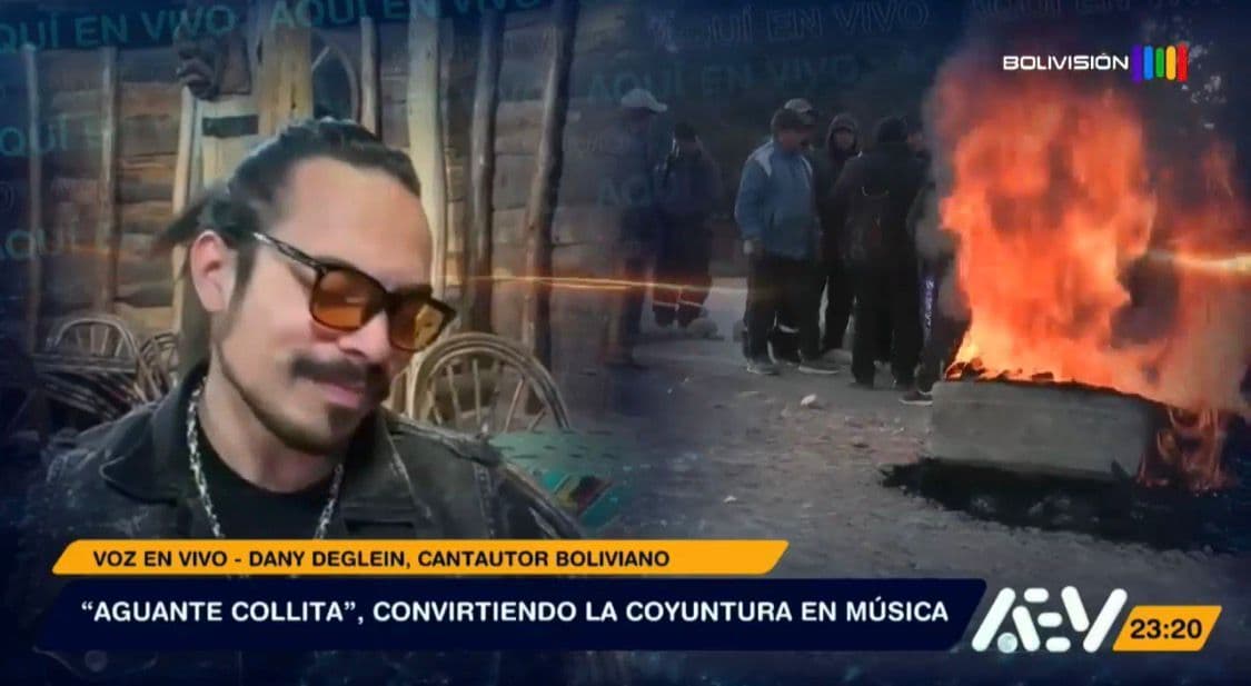 Fotografía de “Aguante Collita”: Dany Deglein presenta canción inspirada en los bloqueos en Bolivia