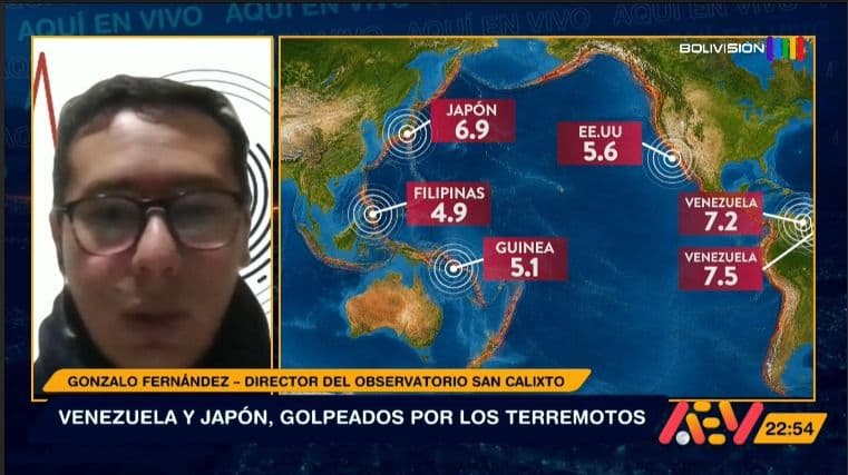Fotografía de Terremotos en Venezuela y Japón reabren debate sobre si Bolivia está preparada para un sismo fuerte