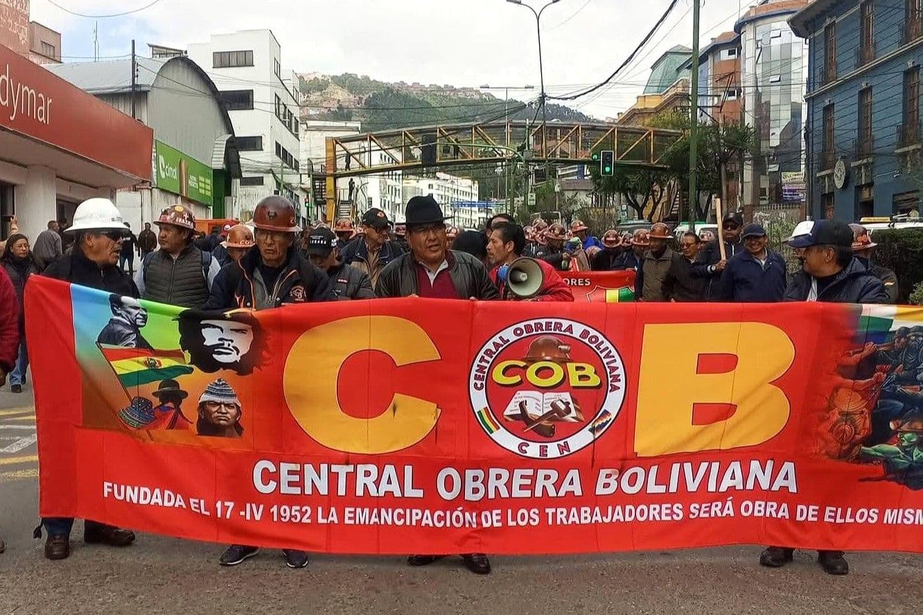Fotografía de COB exigió archivar el proyecto que busca eliminar la declaratoria en comisión de dirigentes sindicales