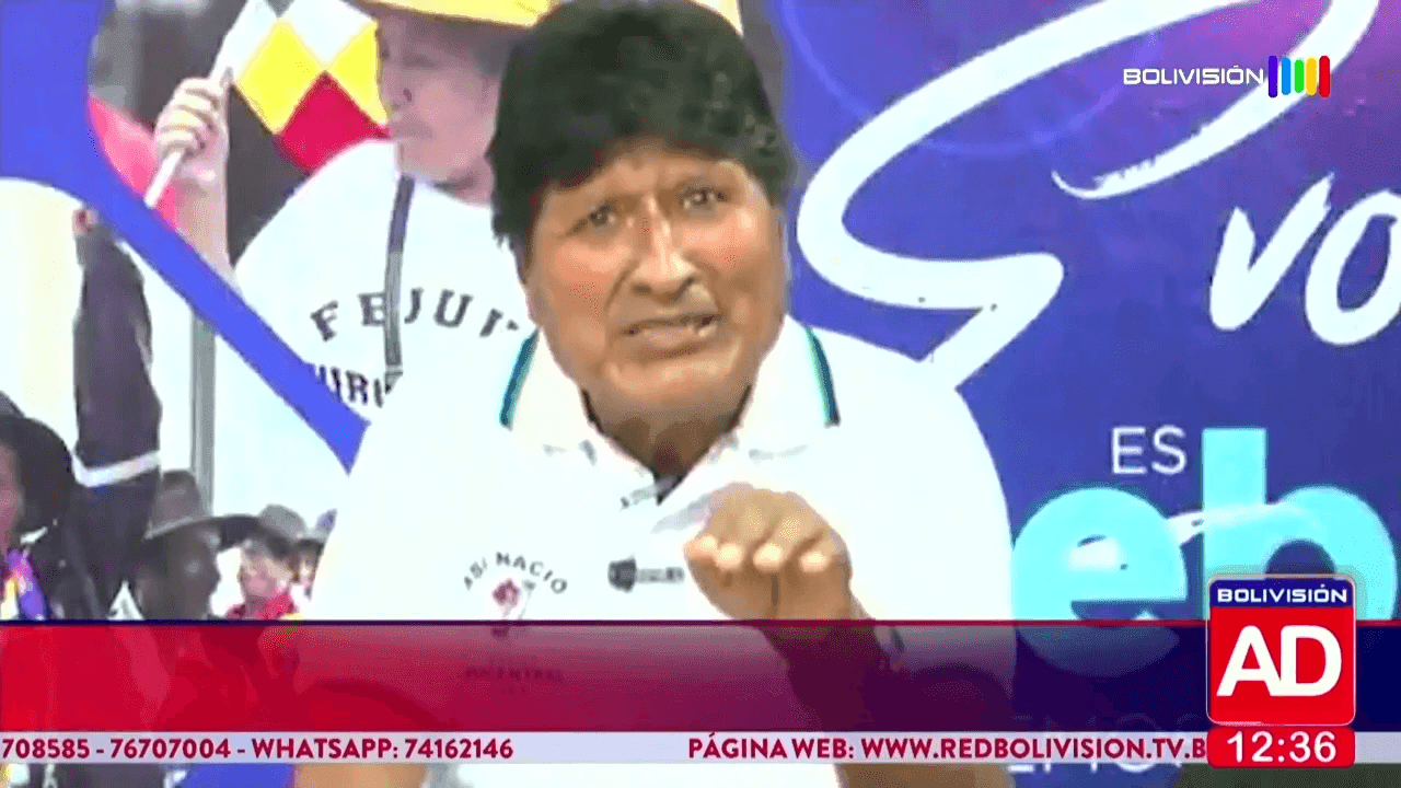 Fotografía de Evo Morales pidió investigar al ministro de Gobierno por el caso Cerimedo