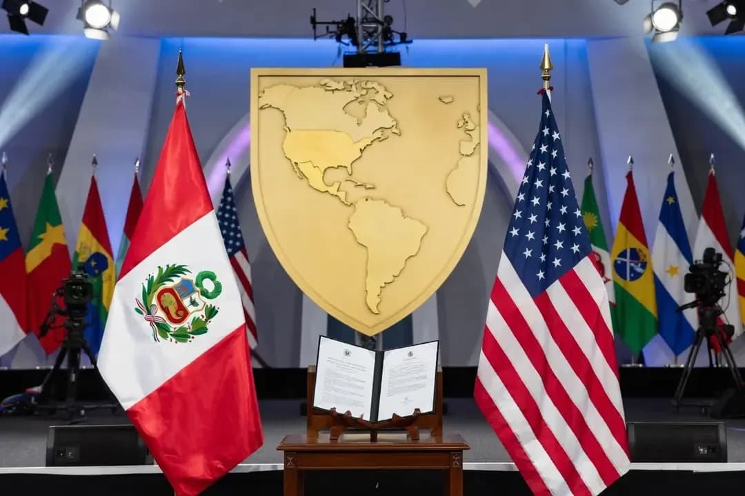 Fotografía de Perú avanza hacia su incorporación al Escudo de las Américas impulsado por Trump
