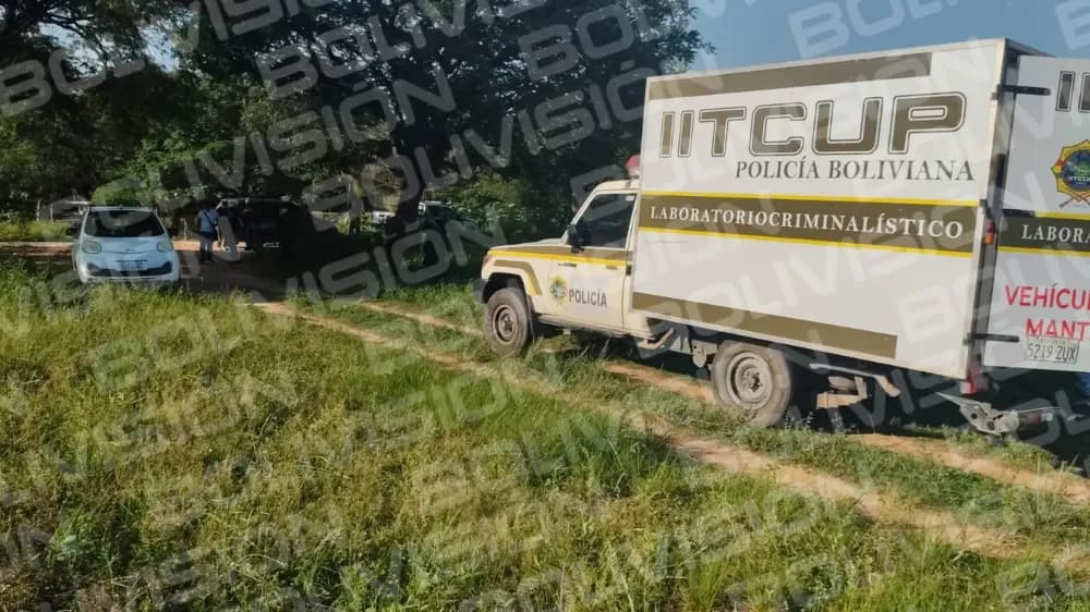 El auto fue quitado a un vecino a punta de arma para la fuga.