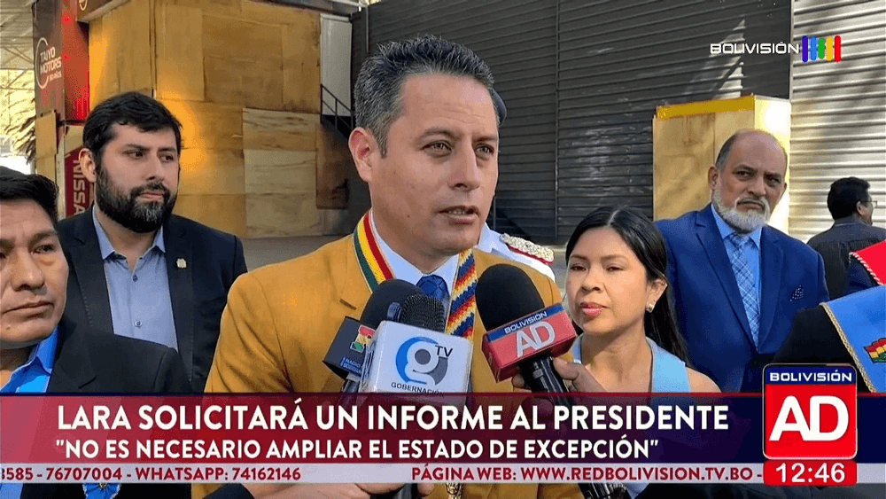 Lara cuestiona la posible ampliación del estado de excepción