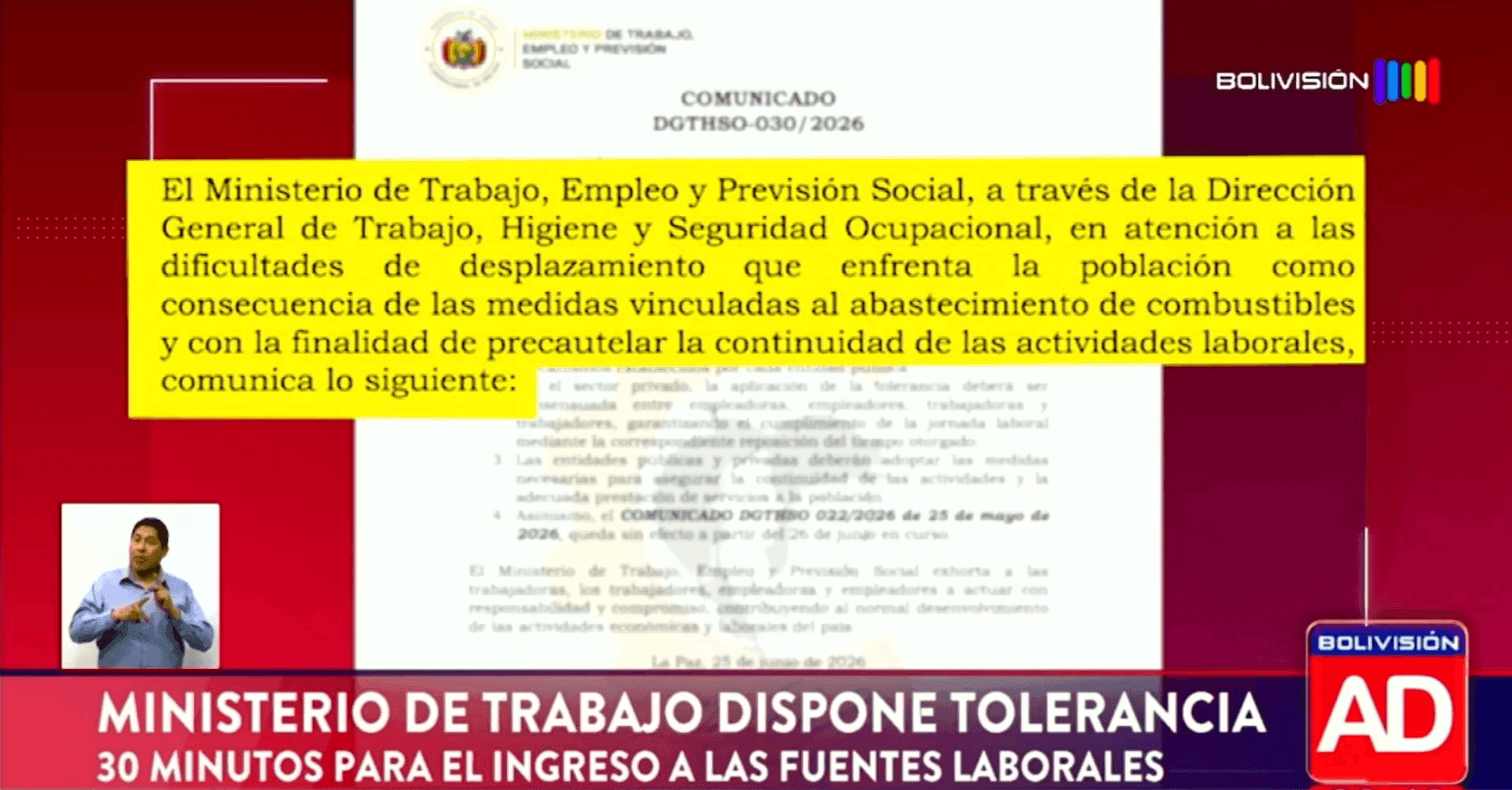 Fotografía de Ministerio de Trabajo dispone tolerancia de 30 minutos para el ingreso laboral por problemas de transporte