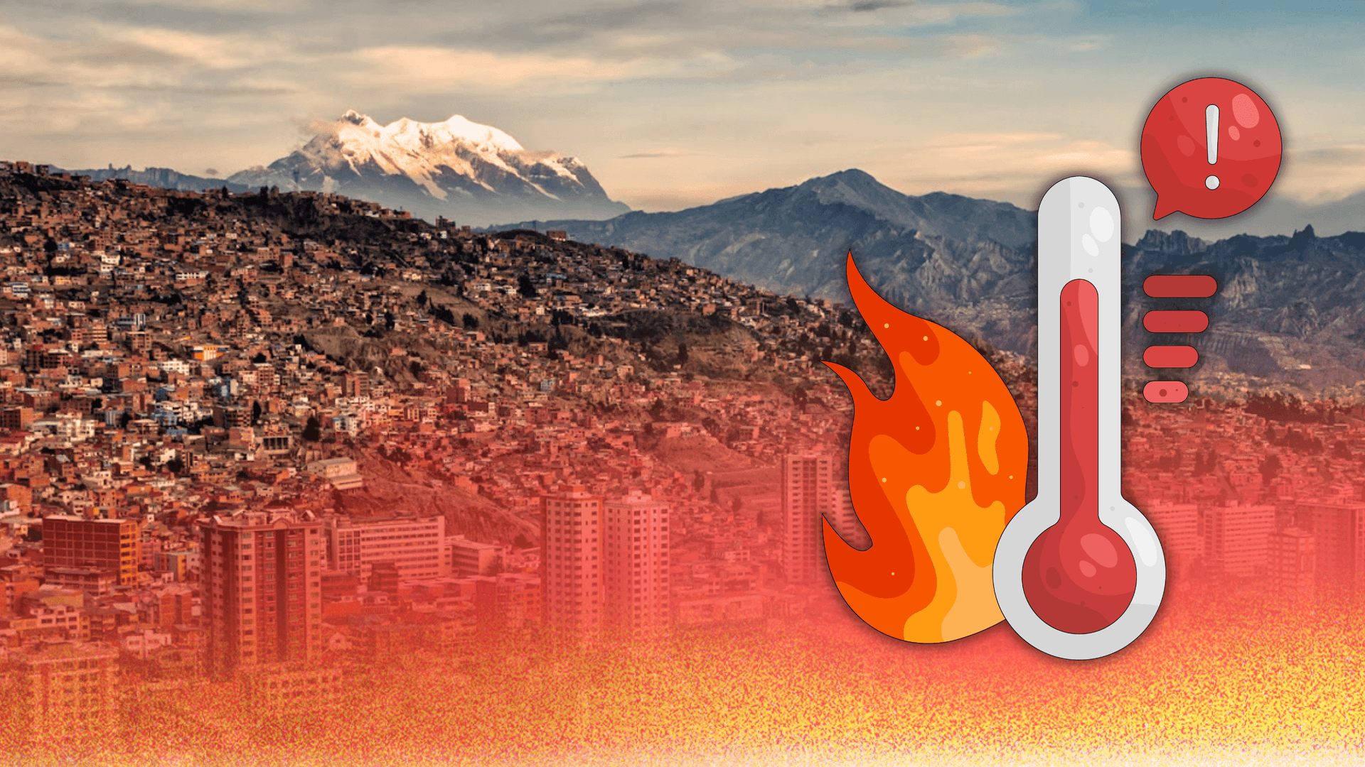 Fotografía de Senamhi alerta aumento de temperaturas en La Paz