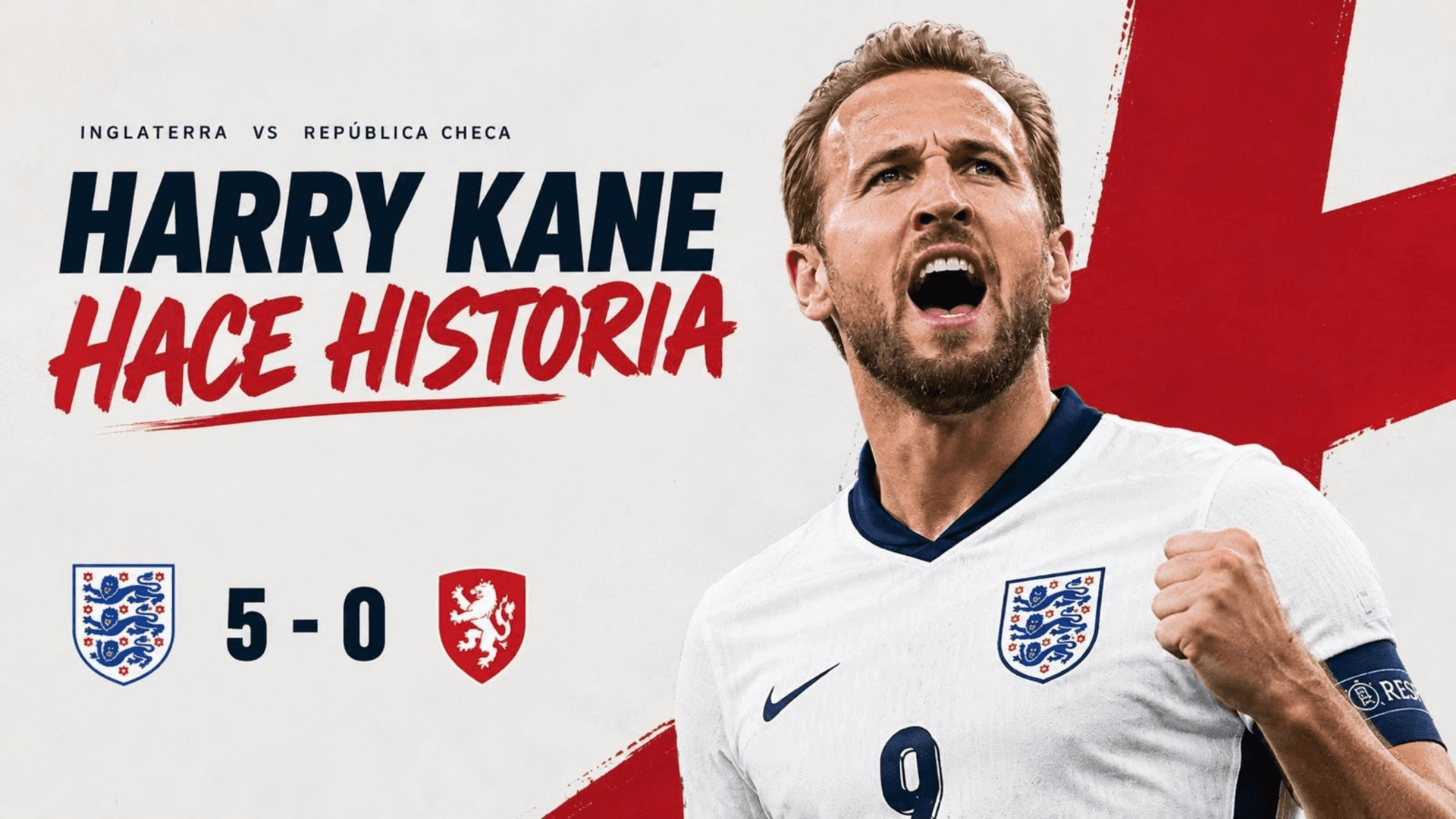 Fotografía de Harry Kane hace historia y lidera la goleada de Inglaterra
