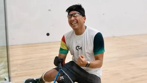 Conrrado Moscoso se coronó bicampeón mundial de ráquetbol
