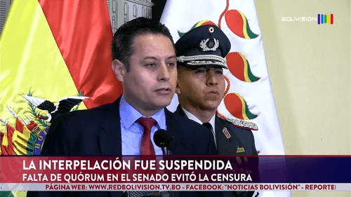 Interpelación fue suspendida: falta de quórum en el Senado evitó la censura