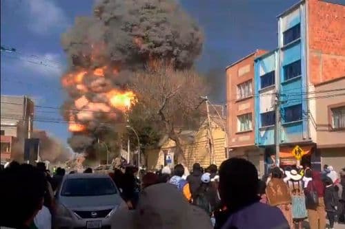 Rgistran 2 explosiones en el Regimiento Bolívar de Viacha