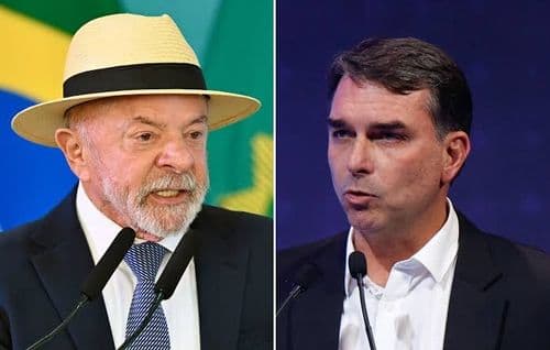 Flávio Bolsonaro lidera el escrutinio frente a Lula con el 99,99% de los votos