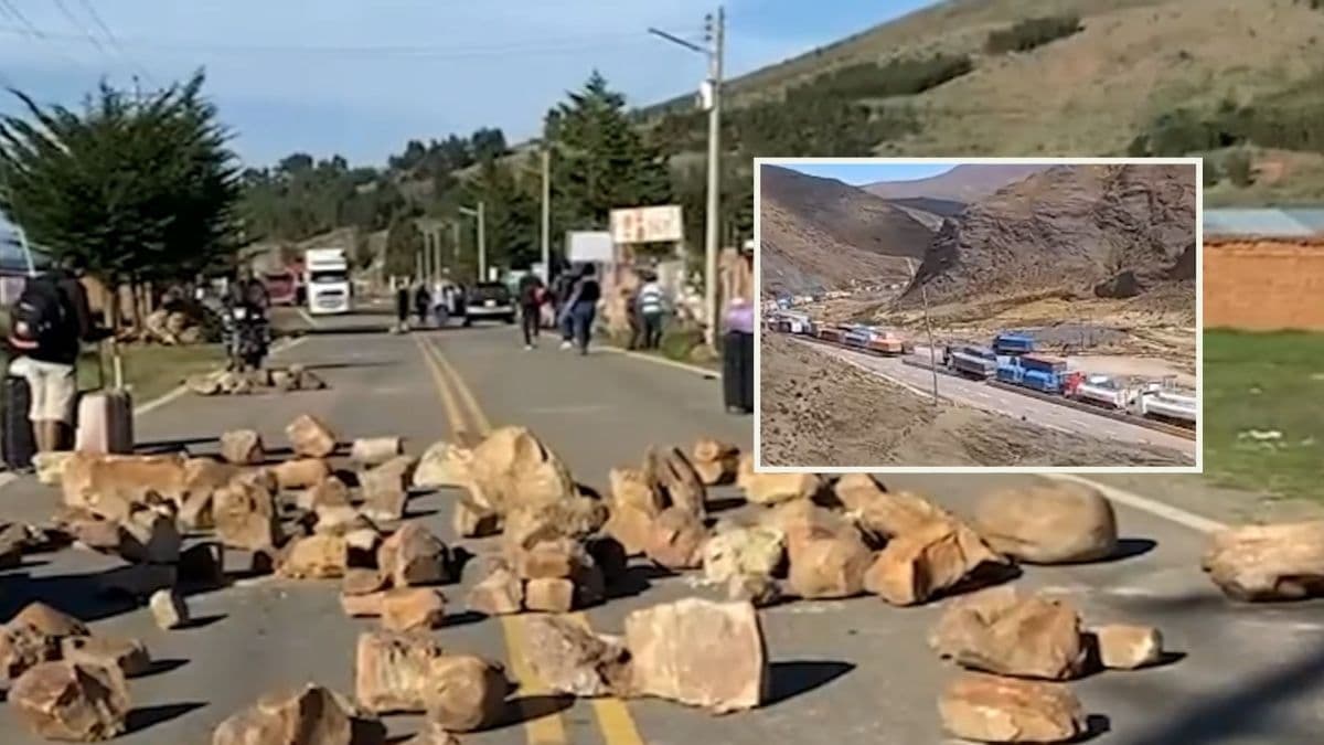 Fotografía de Transportistas exigen desbloqueo y apoyan estado de excepción