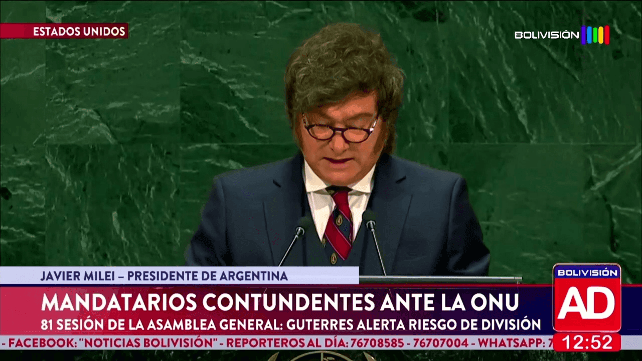 Fotografía de Mandatarios fijan posición ante la ONU