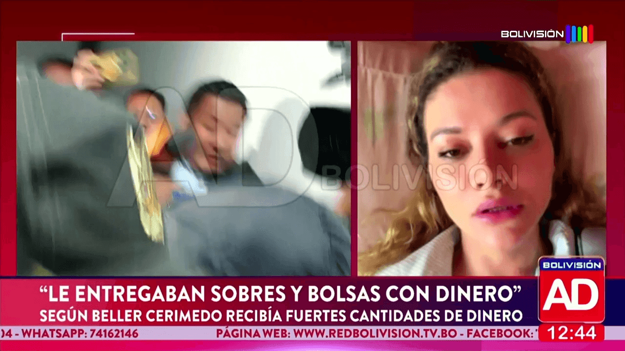 Fotografía de Le entregaban dinero, sobres y bolsas con diner