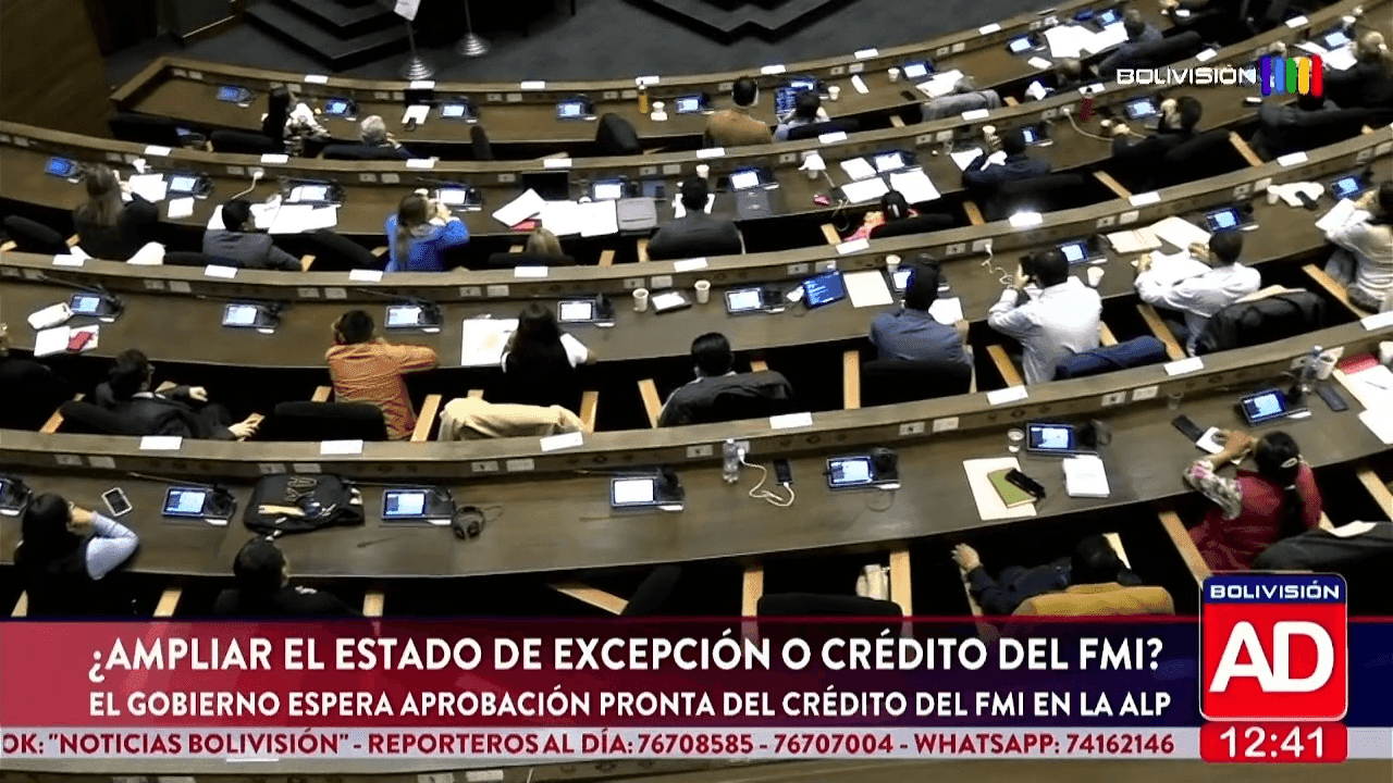 Fotografía de FMI o estado de excepción: dos temas que llegan a la Asamblea