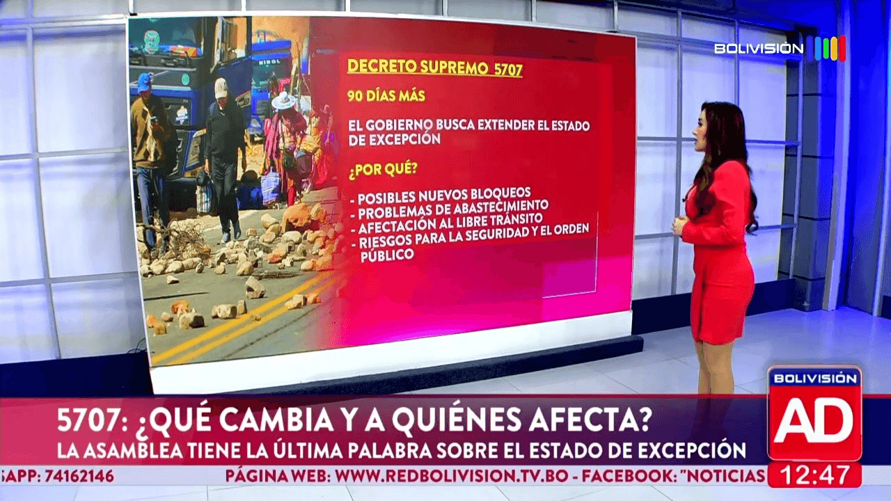 Fotografía de Decreto 5707 plantea cambios durante la ampliación del estado de excepción